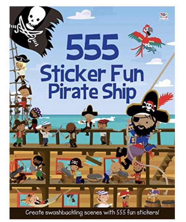 555 Sticker Fun Pirate Ship Book